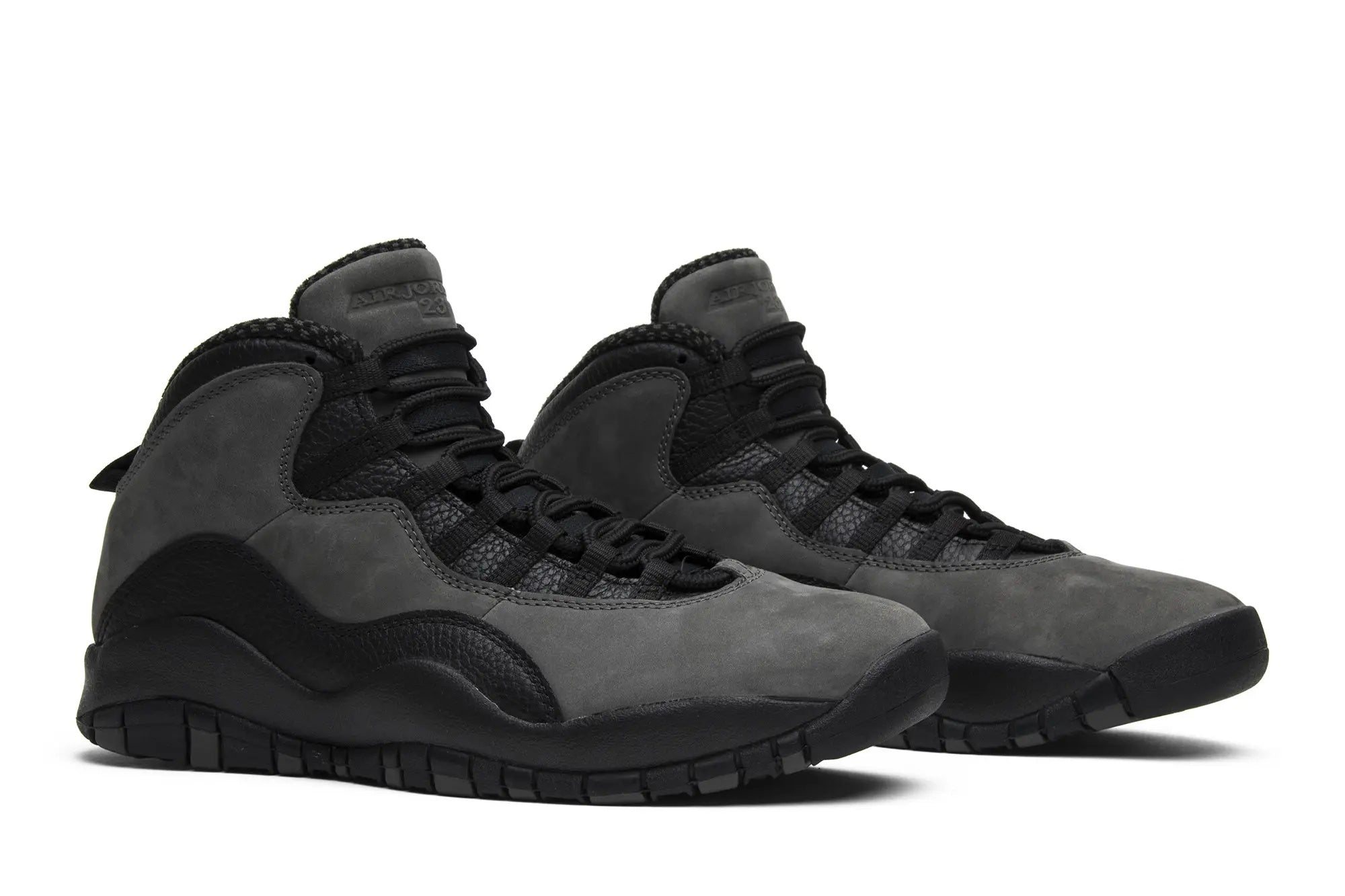 Jordan 10 Retro Shadow 2018 - Iconic Black Nubuck & Tumbled Leather Sneaker