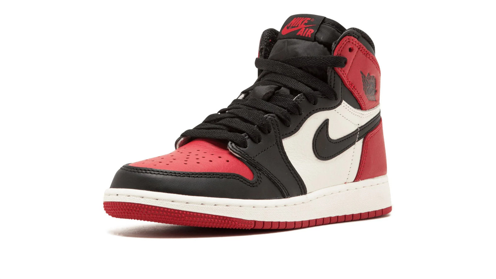 Jordan 1 Retro High Bred Toe - Iconic Black Toe & Bred Fusion