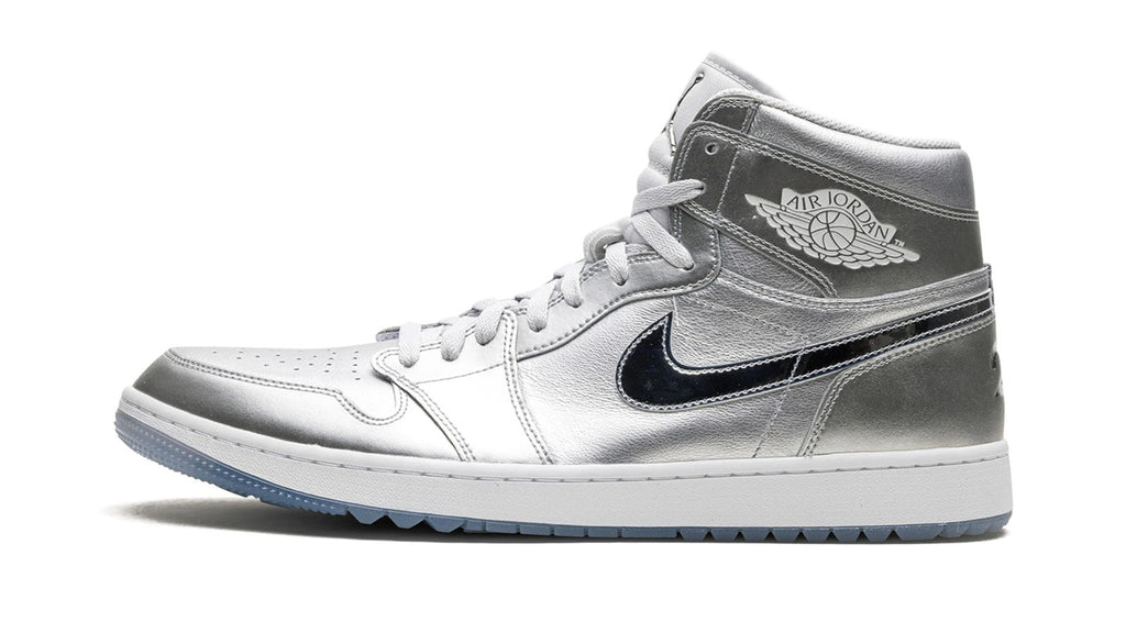 Air Jordan 1 High Golf 'Gift Giving' - Metallic Silver Colorway