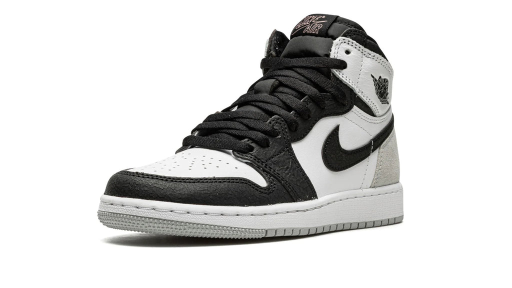Air Jordan 1 Retro High OG Stage Haze - Iconic White & Black Leather Sneaker