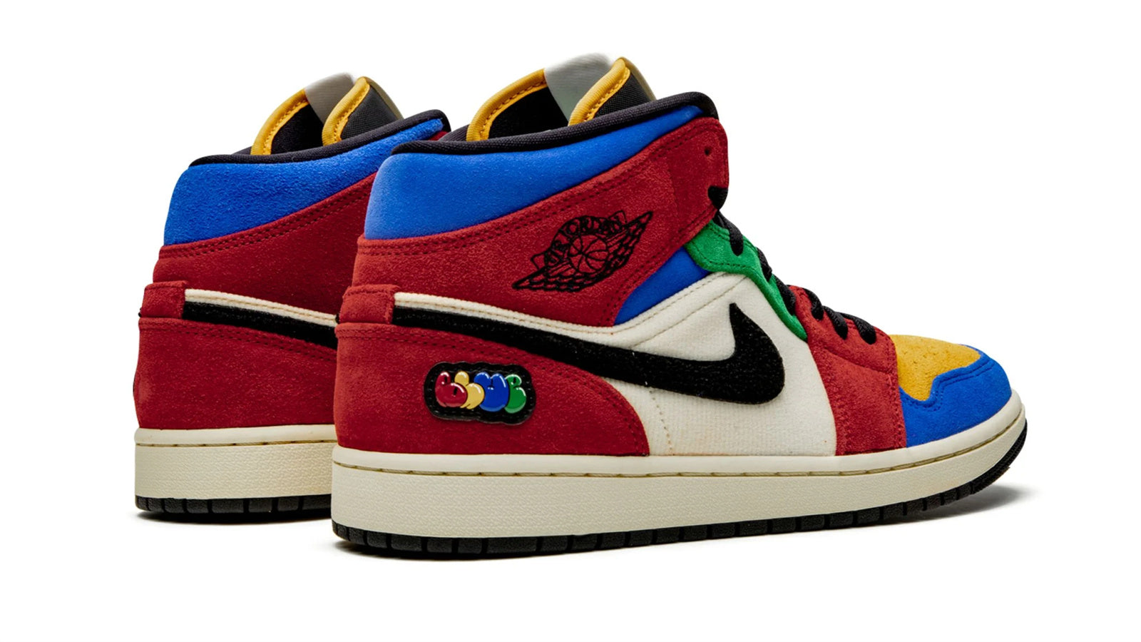 Air Jordan 1 Mid Blue The Great Fearless - Rare Suede & Corduroy Collaboration