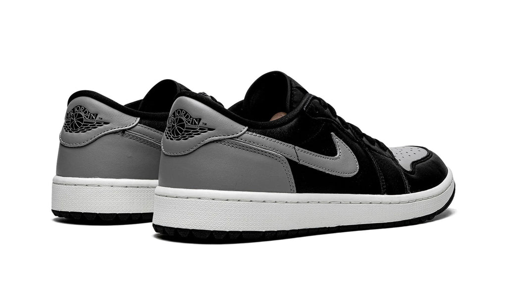 Air Jordan 1 Low Golf Shadow - Black & Grey Leather Golf Shoe