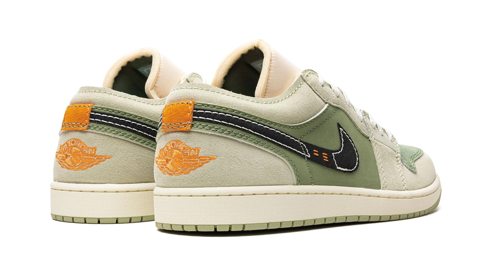 Air Jordan 1 Low SE Craft Light Olive - Artisan-Inspired Sneaker with Premium Materials