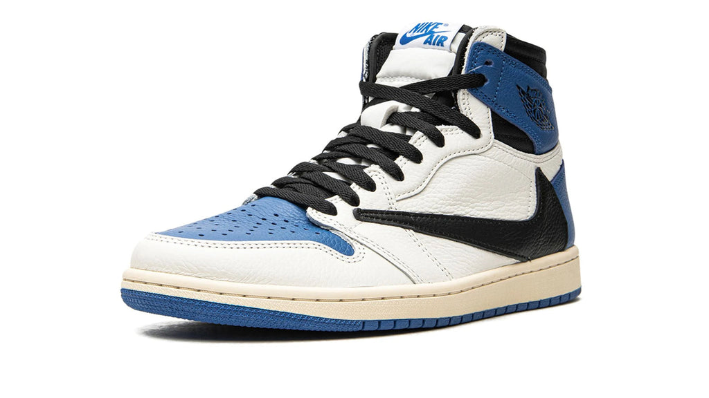 Travis Scott x Fragment Design Air Jordan 1 High OG SP - Military Blue Collaboration