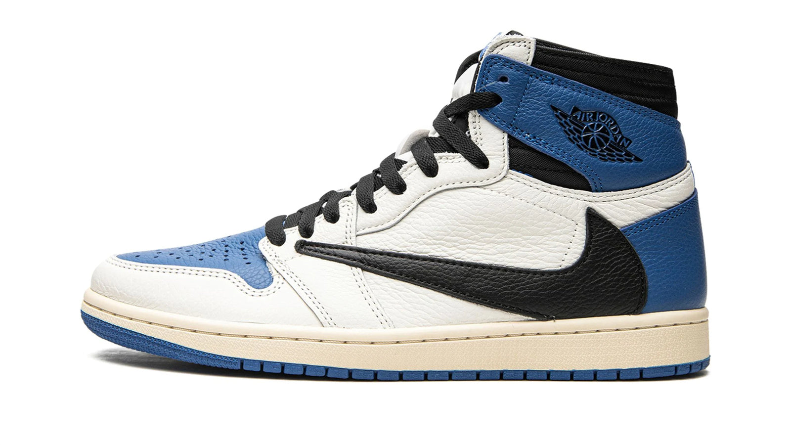 Travis Scott x Fragment Design Air Jordan 1 High OG SP - Military Blue Collaboration