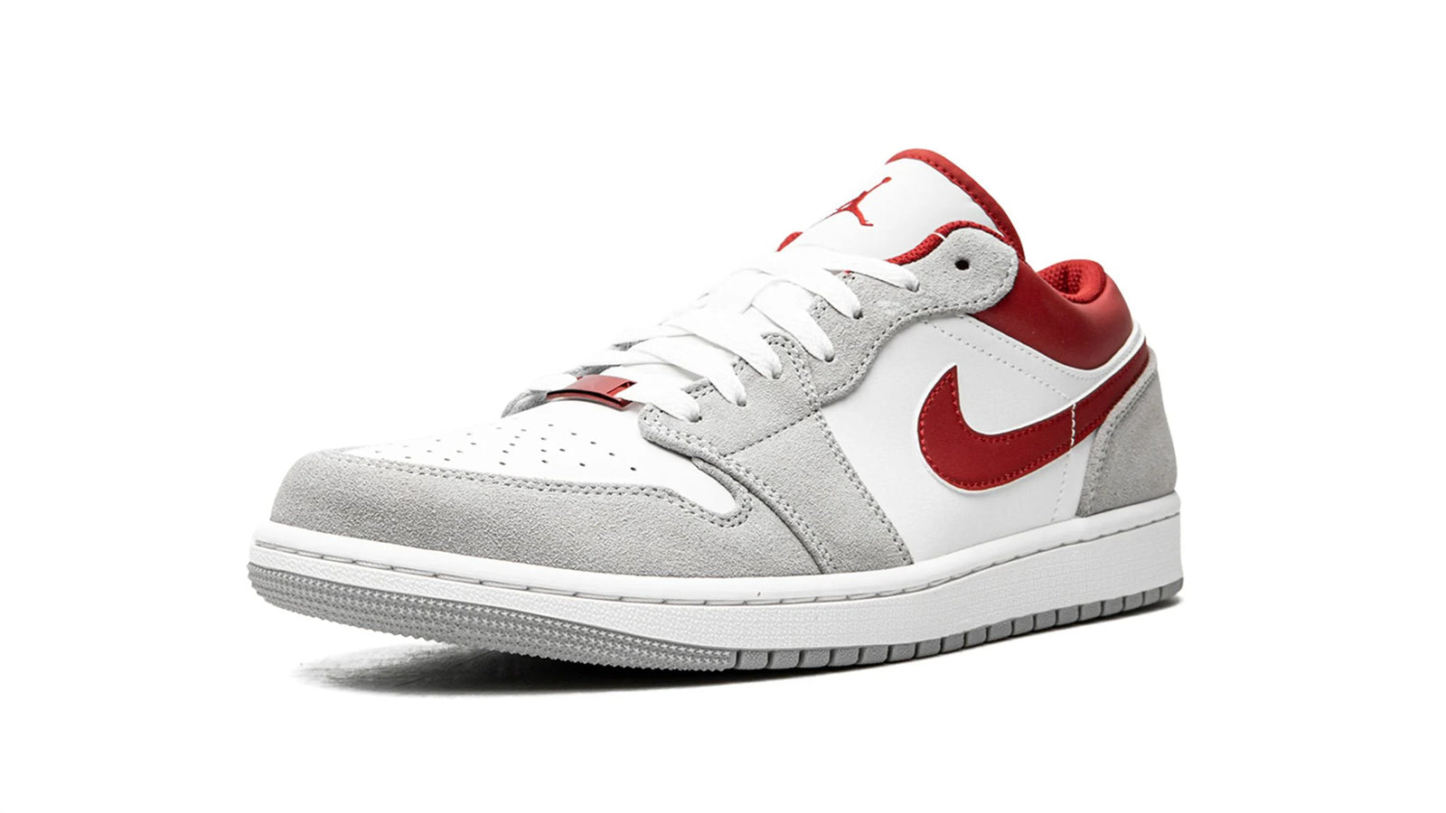 Air Jordan 1 Low SE White Grey Red - Classic Colorway Sneaker