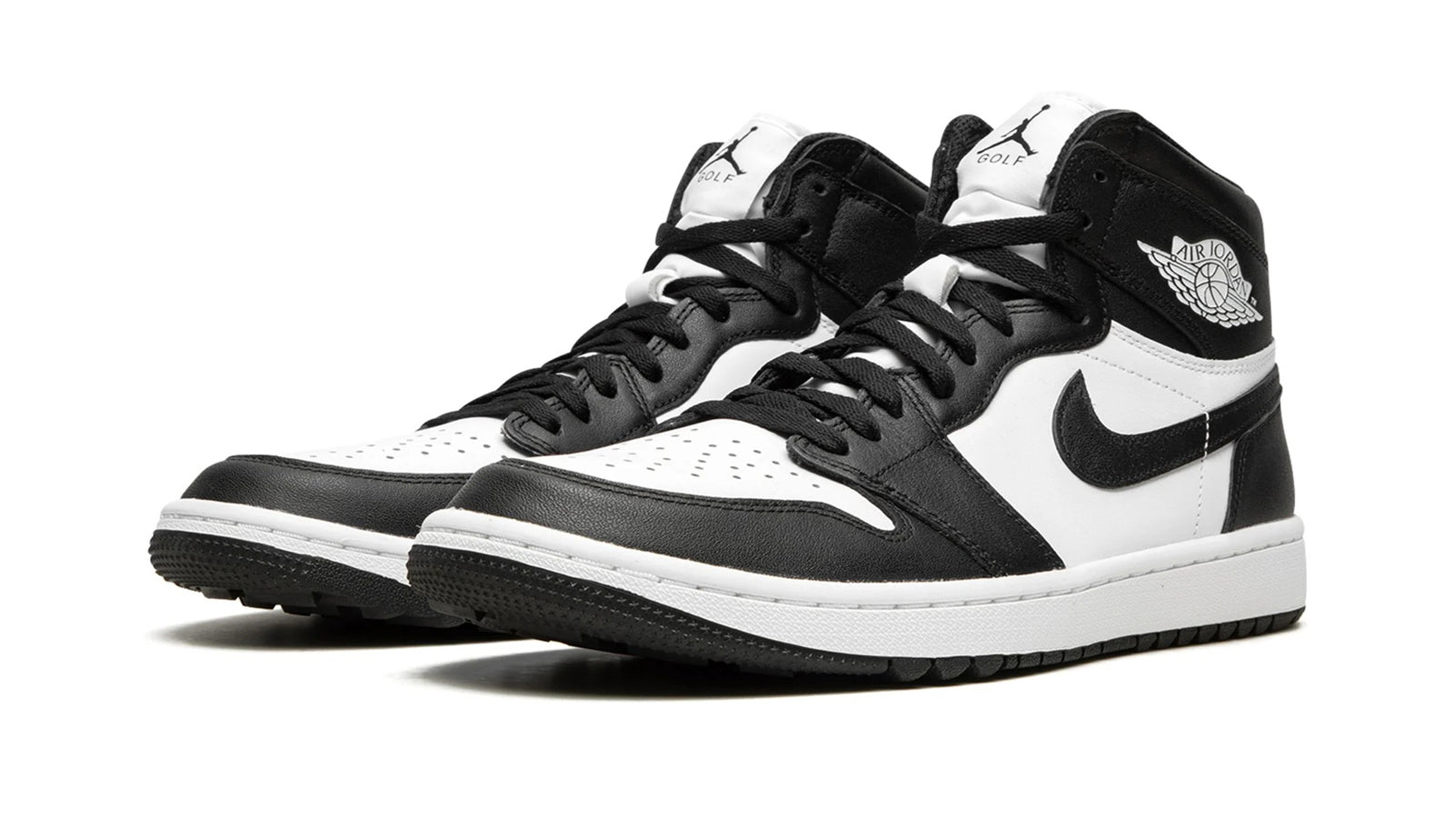 Air Jordan 1 High FlyEase Panda Black White Leather Sneakers