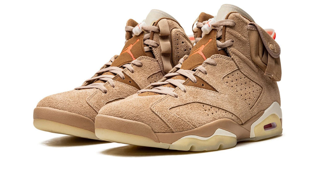 Air Jordan 6 Retro Travis Scott British Khaki - Exclusive Collab