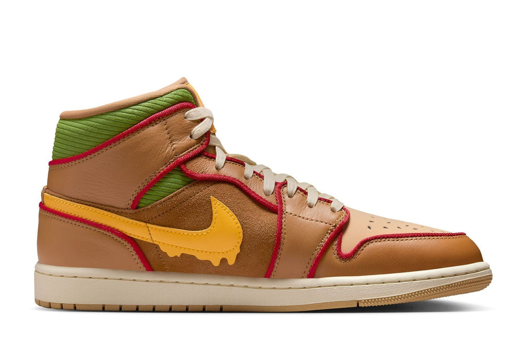 Jordan 1 Mid SE 'Cheeseburger'