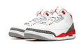 Air Jordan 3 Retro Fire Red 2022 - OG Colorway with Nike Air Heel