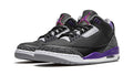 Air Jordan 3 Retro "Court Purple" - Classic Black & Purple Sneaker