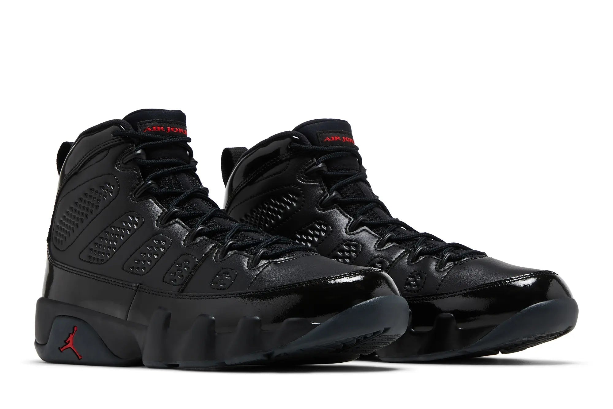 Jordan 9 Retro 'Bred' Black University Red High-Top Sneaker