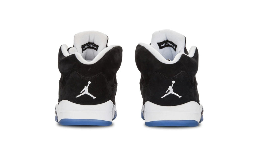 Air Jordan 5 Retro "Oreo" - Black Nubuck with White Shark Teeth