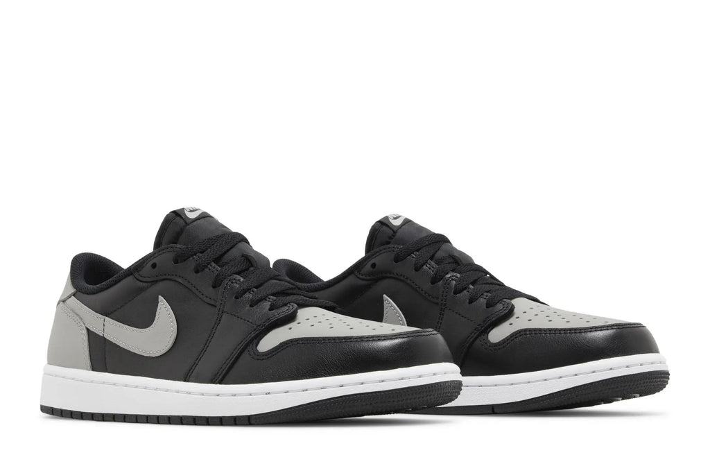 Jordan 1 Retro Low OG 'Shadow' 2024 | Classic Black & Grey Leather Sneaker