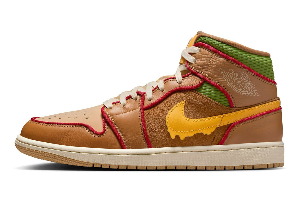 Jordan 1 Mid SE 'Cheeseburger'