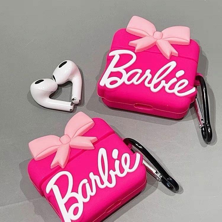 Barbie Pink AirPods Case with Keychain Loop