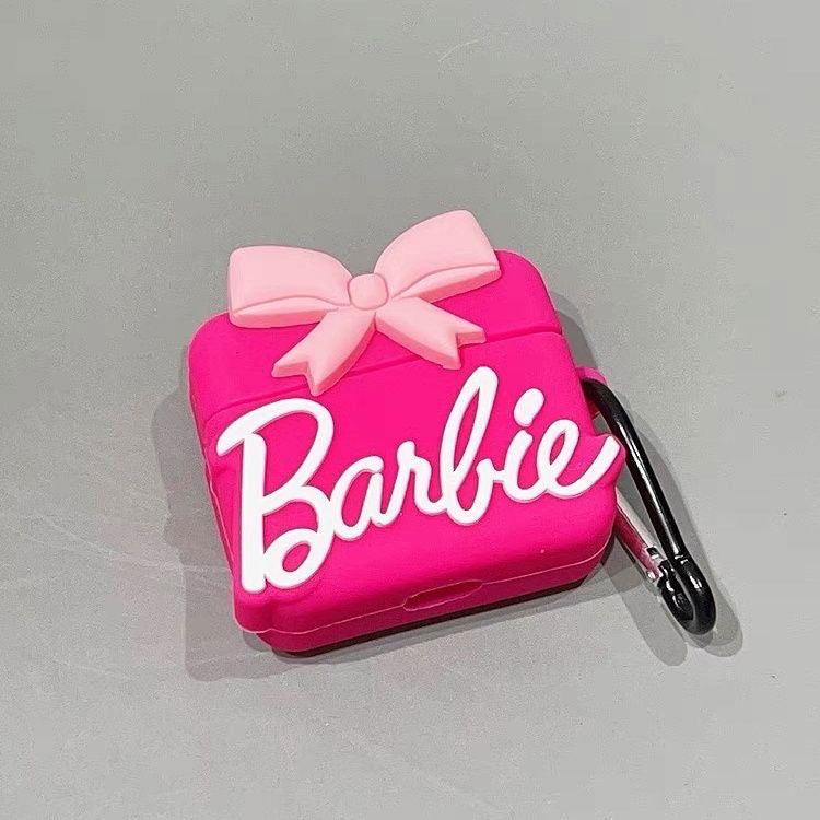 Barbie Pink AirPods Case with Keychain Loop