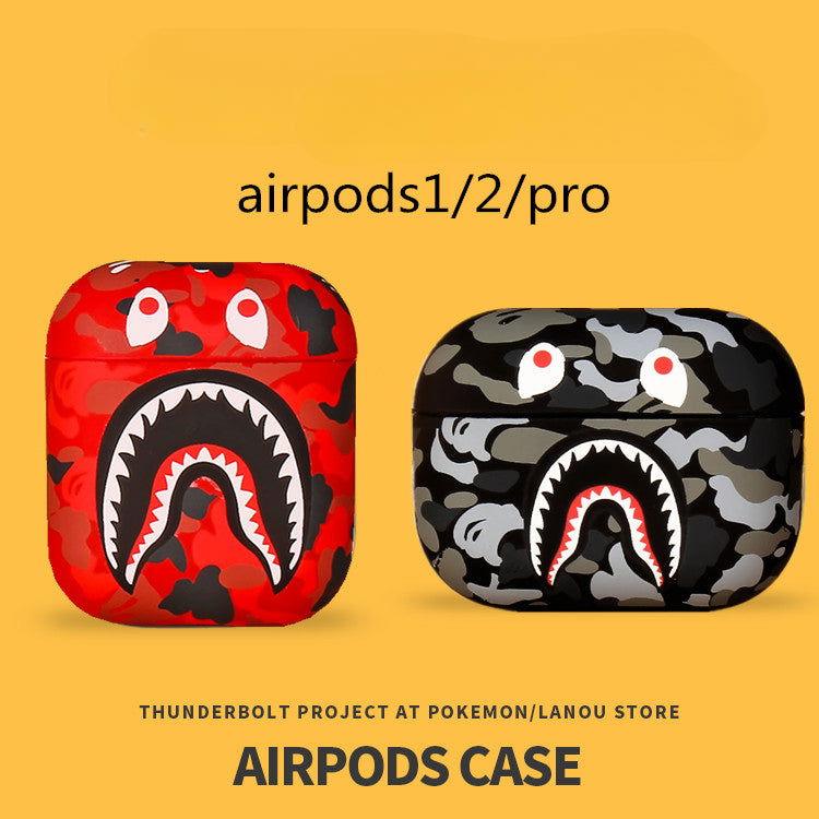 Cartoon Design Scrub AirPods Case Protective Cover Case
