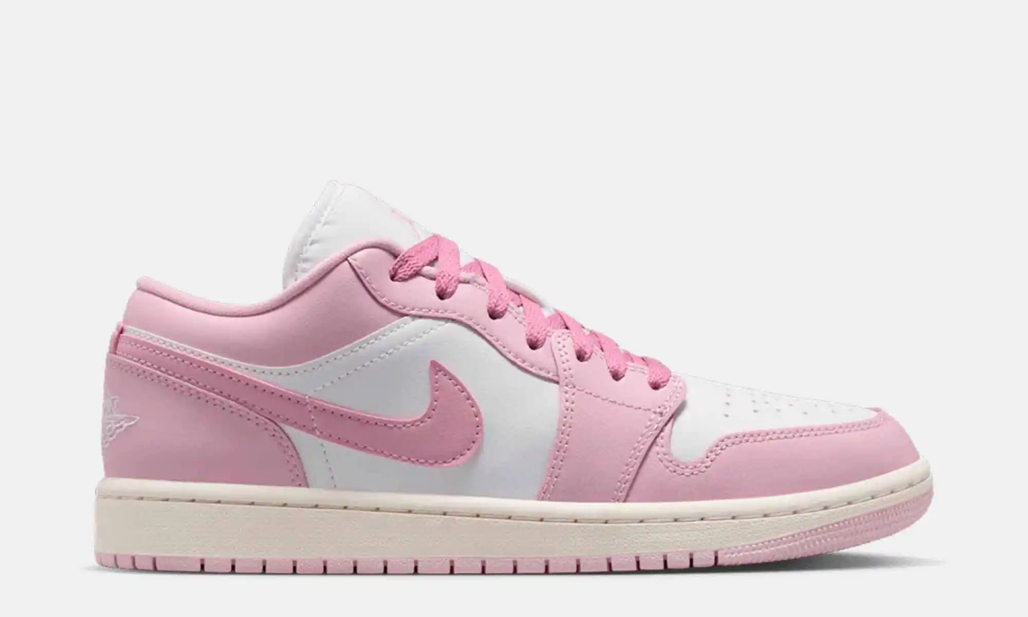Jordan 1 Low Iced Carmine White (Women's)