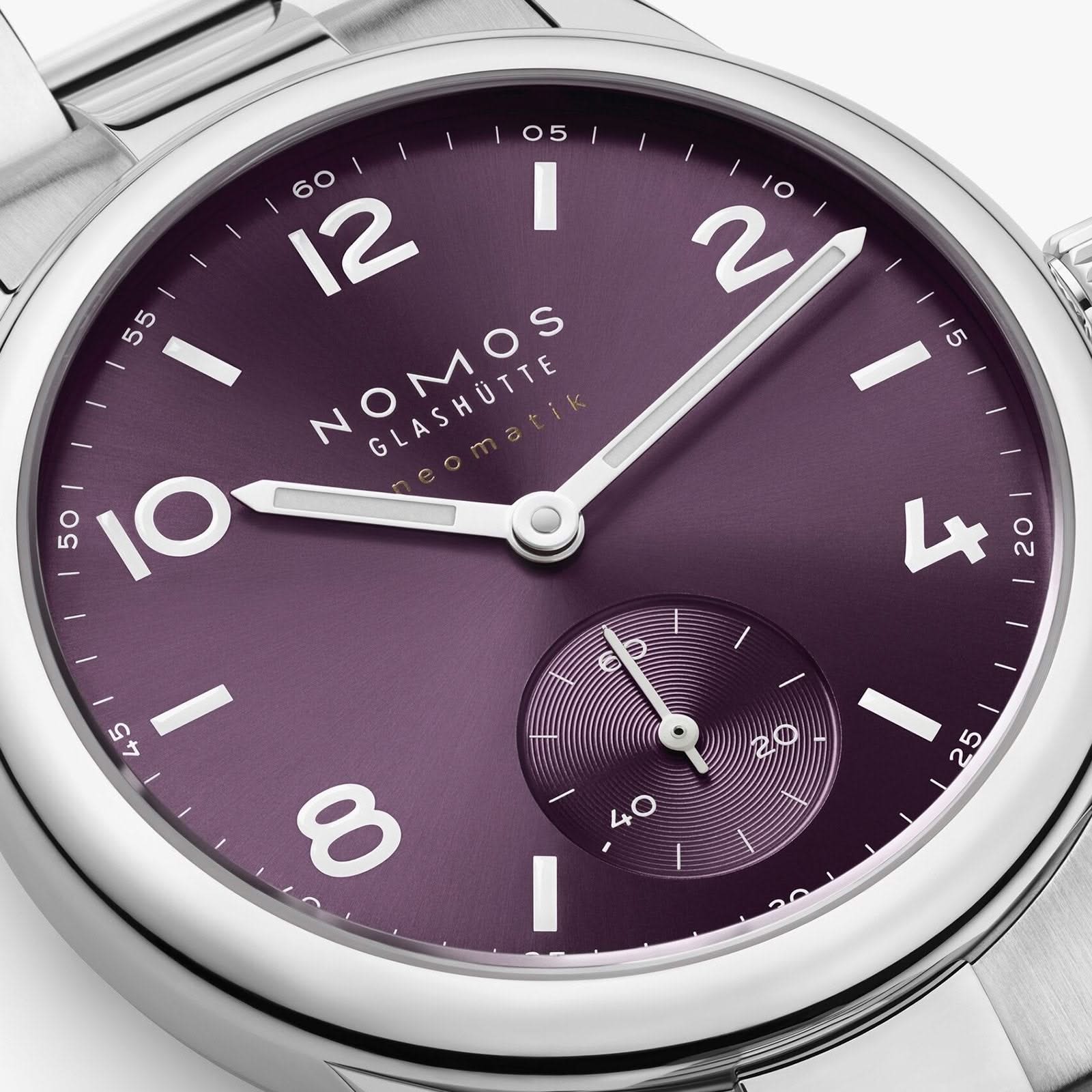 NOMOS Club Sport Neomatik Purple 34mm Watch