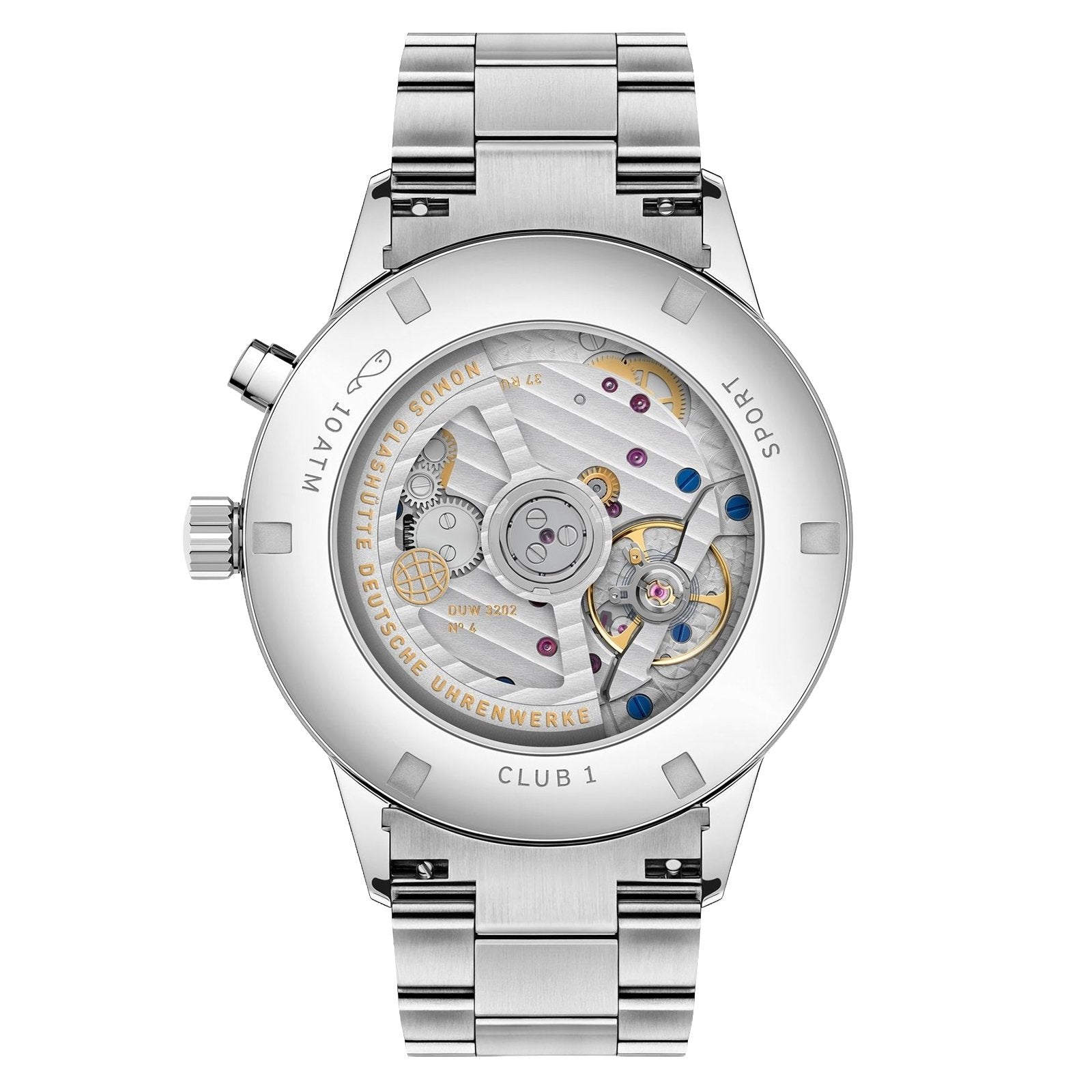 NOMOS Club Sport Neomatik Worldtimer Silver