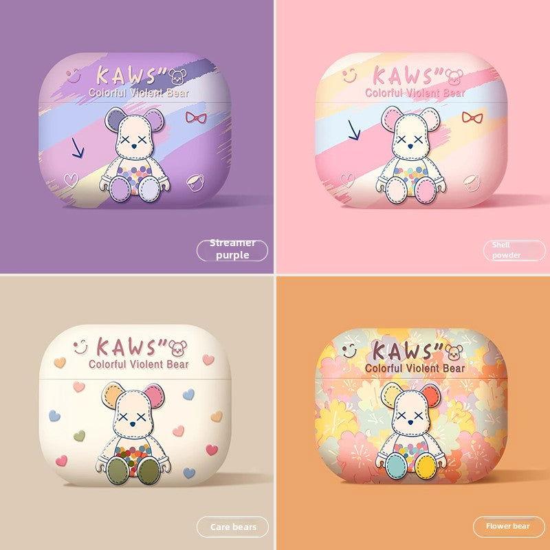 Rainbow Bear Airpods Case Frosted Soft Protective Earphone Case