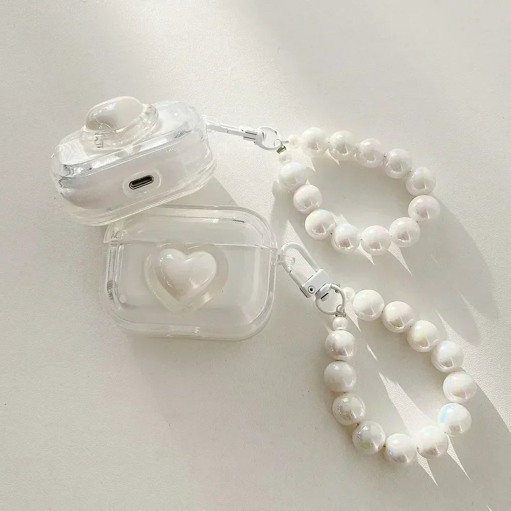 Earphone Case for AirPods 2 Pro 3 Generation Headset Cover for Airpods Keychain