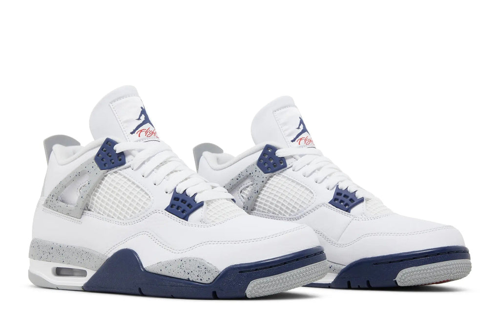 Air Jordan 4 Retro Midnight Navy - Classic OG-Inspired Design with Contrasting Navy Accents