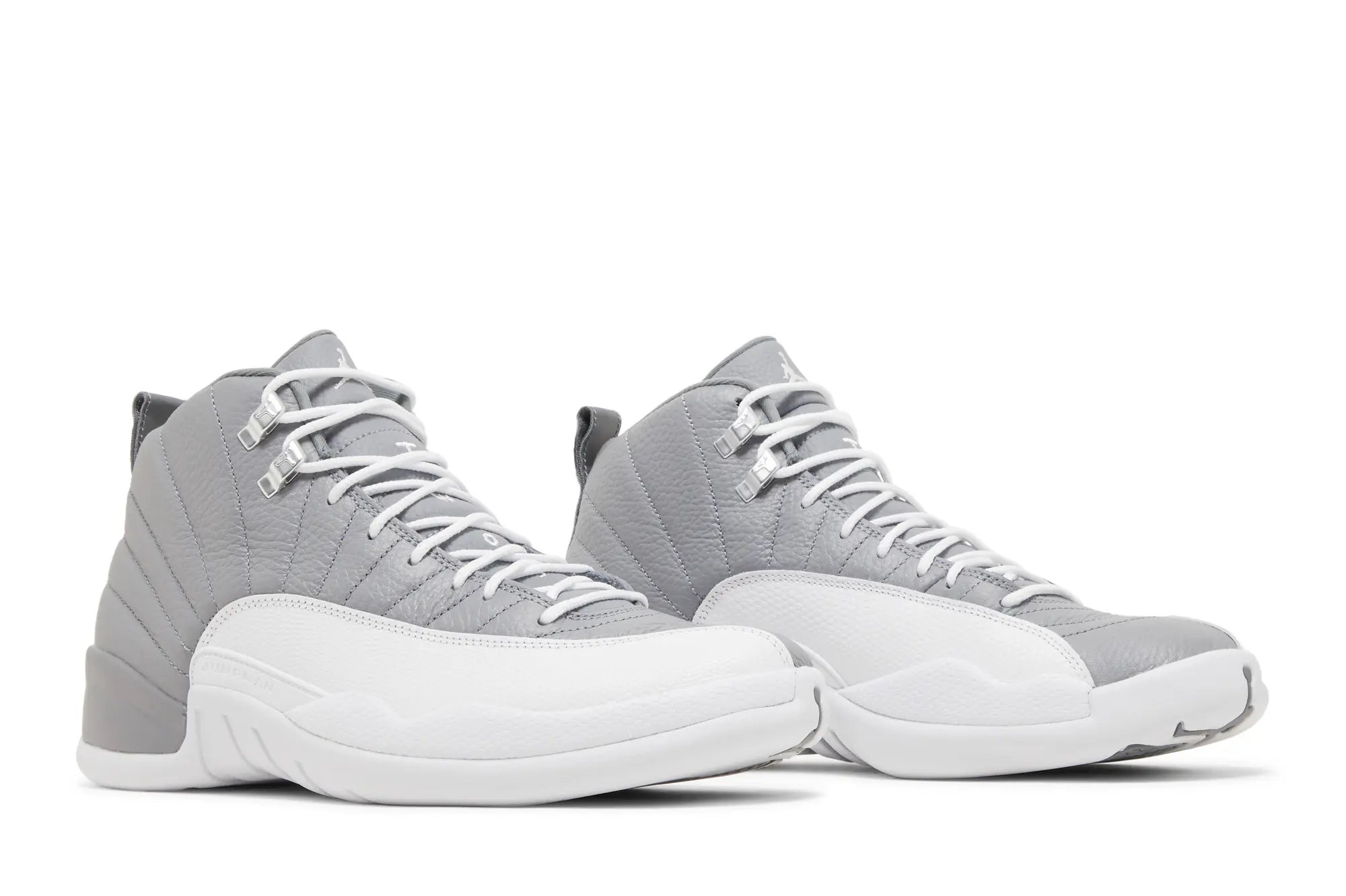 Air Jordan 12 Retro 'Stealth' - Championship Legacy in Grey & White