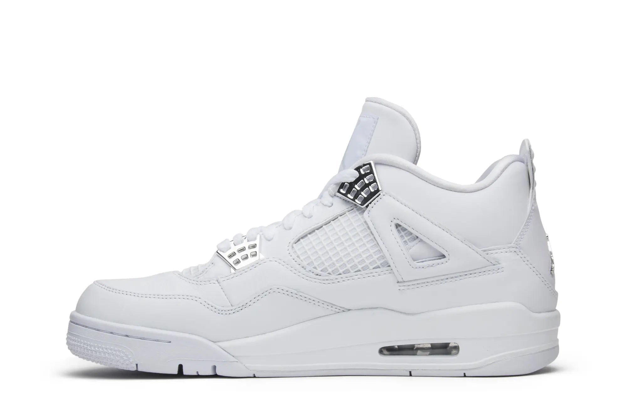 Jordan 4 Retro 'Pure Money' 2017 White Metallic Silver