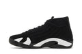 Jordan 14 Retro Black White - Classic Two-Tone Design with Zoom Air Cushioning