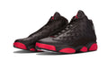 Air Jordan 13 Retro Dirty Bred - Black and Gym Red Sneakers