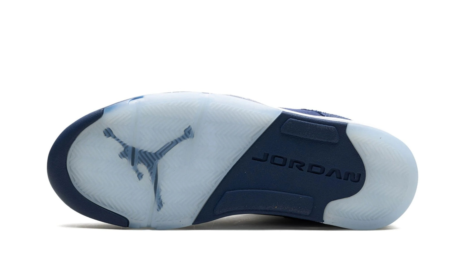 Air Jordan 5 Retro Midnight Navy - Classic Basketball Shoe with Georgetown-Inspired Colorway