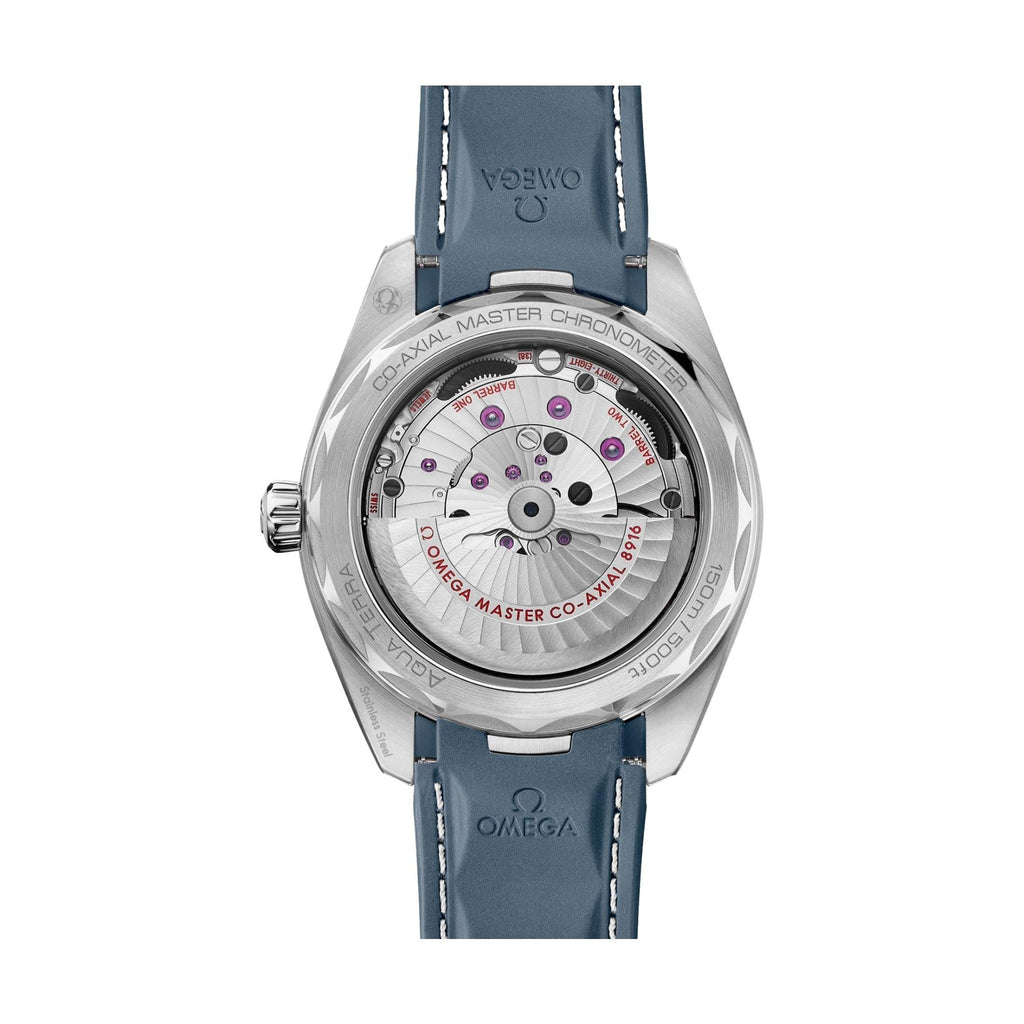 Seamaster Aqua Terra 150M Small Seconds 41mm - Blue on Rubber Strap