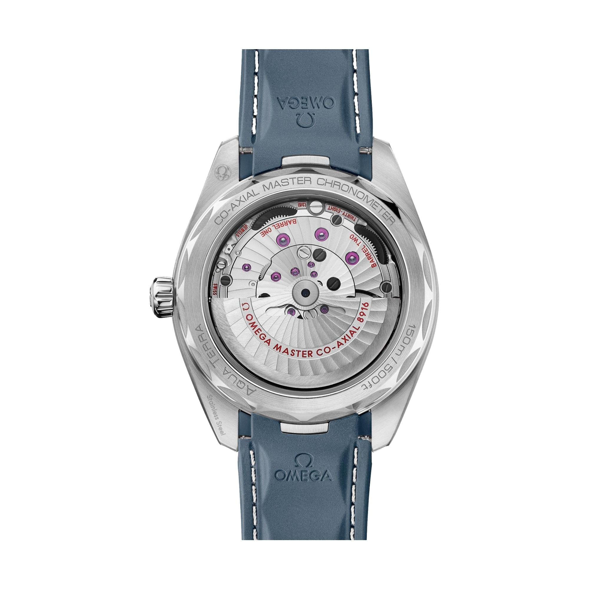 Seamaster Aqua Terra 150M Small Seconds 41mm - Blue on Rubber Strap