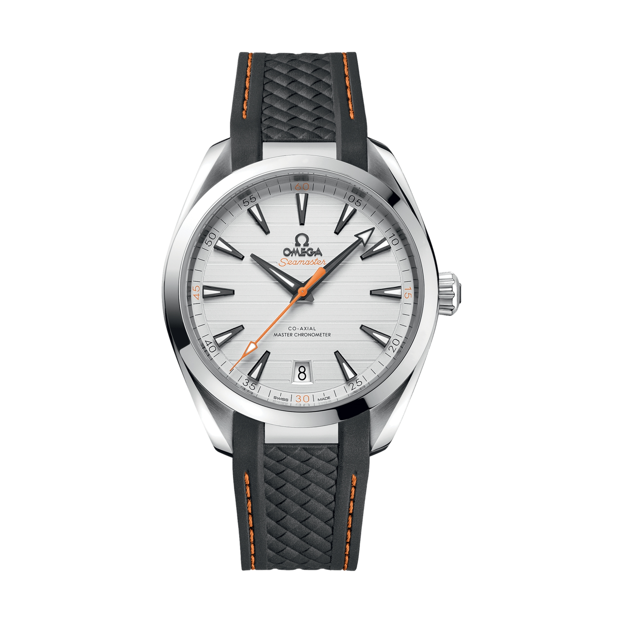 Seamaster Aqua Terra 150M 41mm - Silver on Rubber Strap